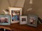 11x14 Picture Frame Set of 5, Display Pictures 8x10 with Mat or 11x14 Without Mat,Wall Gallery Photo Frames, Gold